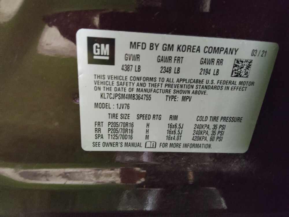 2021 Chevrolet Trax in Marietta, GA 30062 - 18090707 33