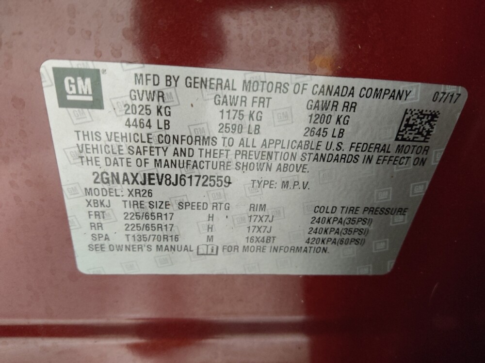 2018 Chevrolet Equinox in Athens, GA 30606 - 18090718 33