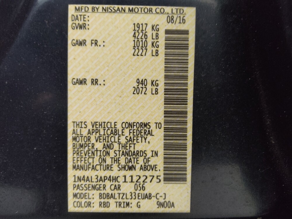 2017 Nissan Altima in Denver, CO 80012 - 18090724 33