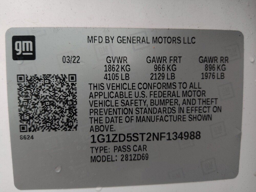 2022 Chevrolet Malibu in Denver, CO 80012 - 18090725 33