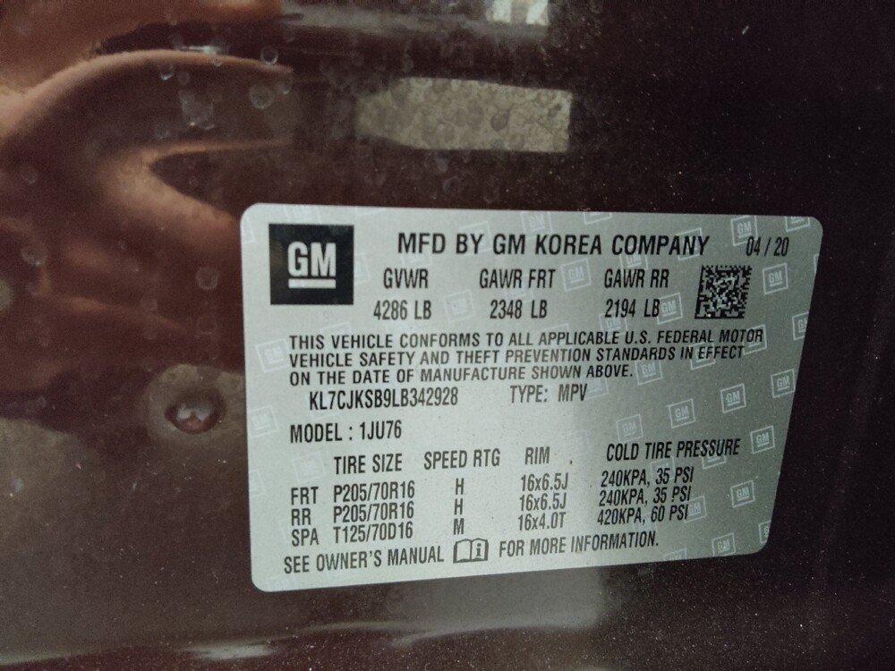 2020 Chevrolet Trax in Colorado Springs, CO 80909 - 18090726 33