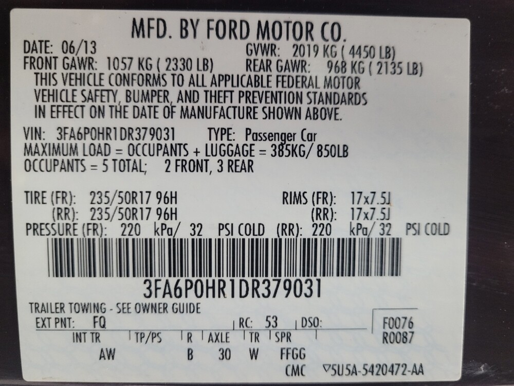 2013 Ford Fusion in Huntsville, AL 35816 - 18090760 33