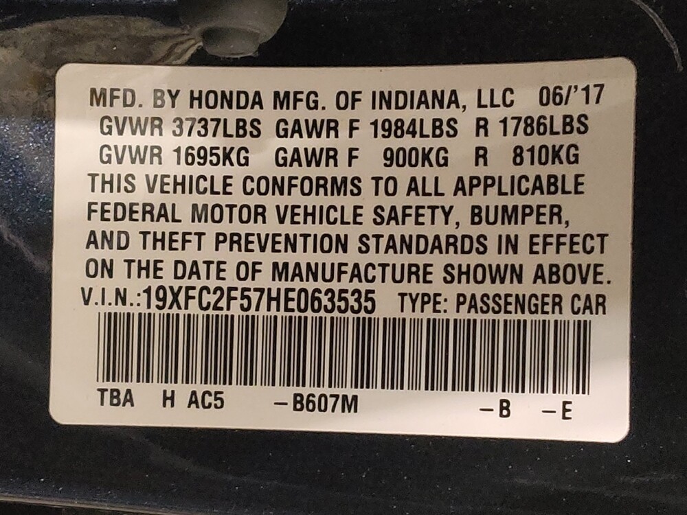 2017 Honda Civic in Fort Worth, TX 76116 - 18090787 33