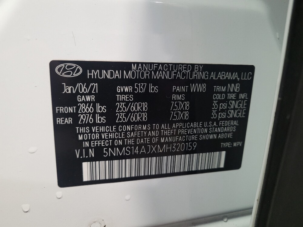 2021 Hyundai Santa Fe in Downey, CA 90241 - 18090805 33