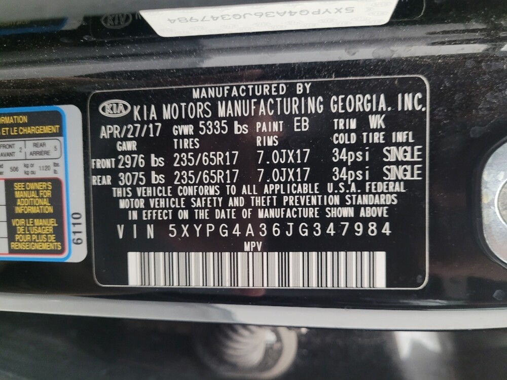 2018 Kia Sorento in Downey, CA 90241 - 18090806 33