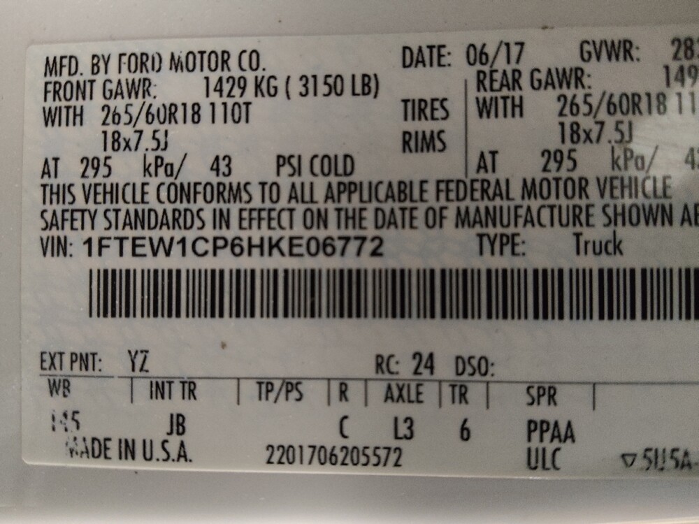 2017 Ford F150 in Albany, GA 31705 - 18090816 33