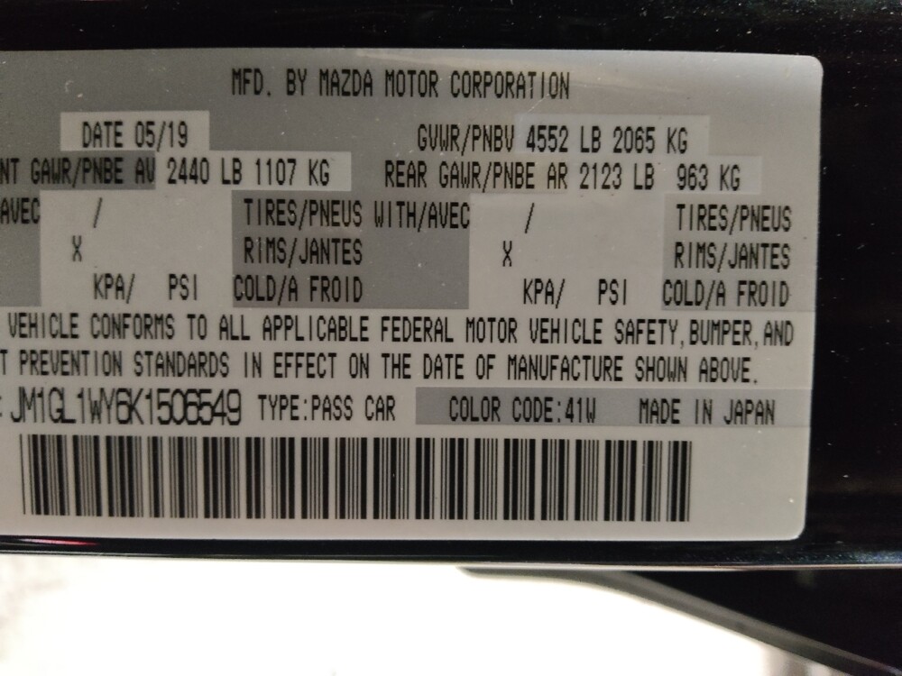 2019 MAZDA MAZDA6 in Duluth, GA 30096 - 18090822 33