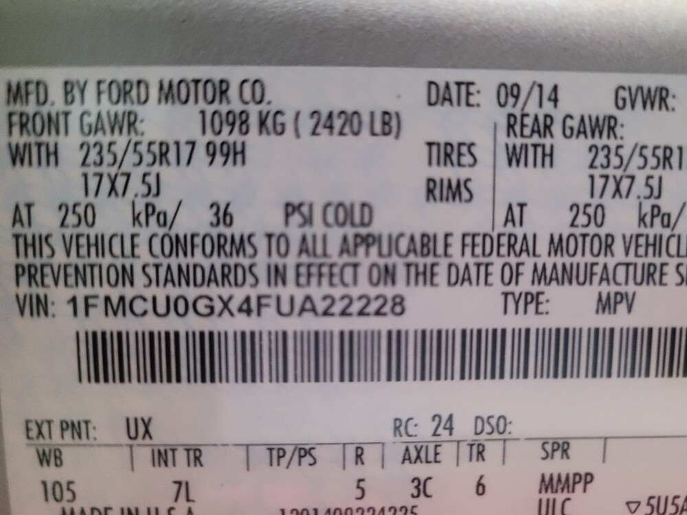 2015 Ford Escape in Jackson, MS 39211 - 18090827 33