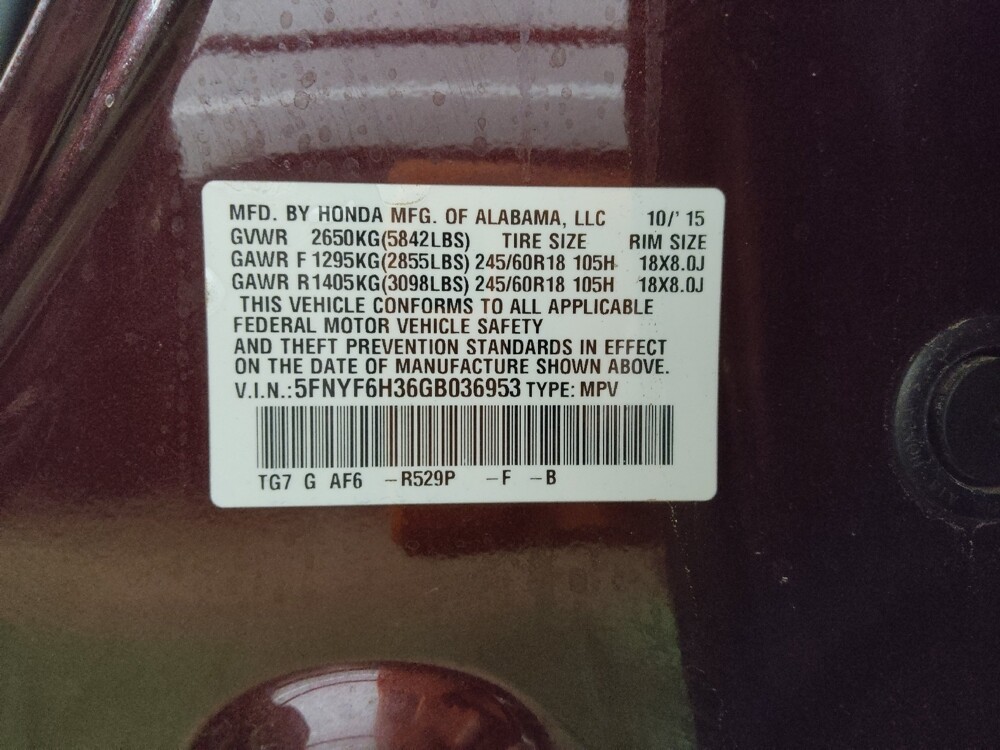 2016 Honda Pilot in Oklahoma City, OK 73139 - 18090835 33