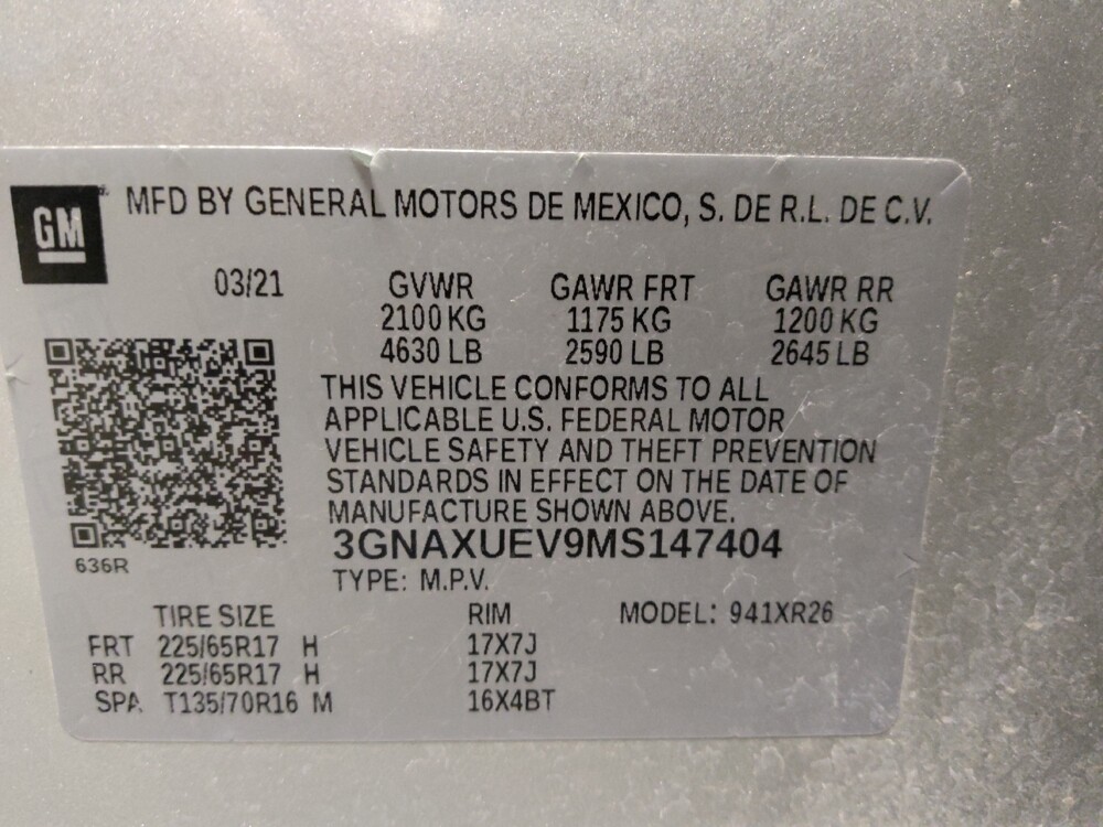 2021 Chevrolet Equinox in Albuquerque, NM 87123 - 18090848 33