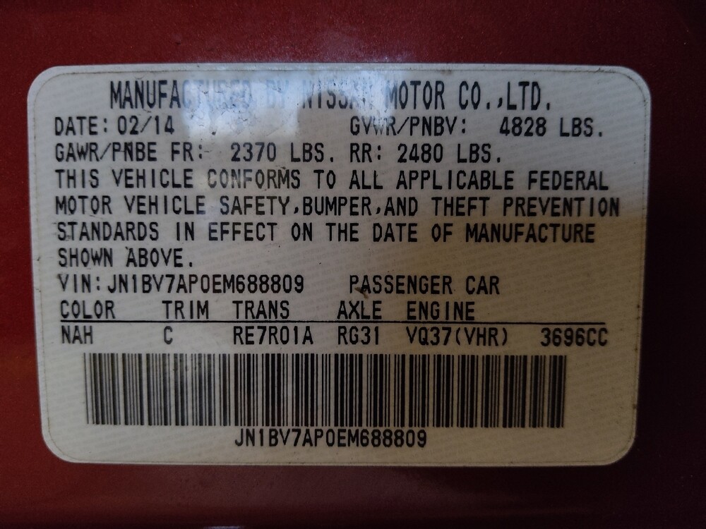 2014 INFINITI Q50 in Jacksonville, FL 32210 - 18090870 33