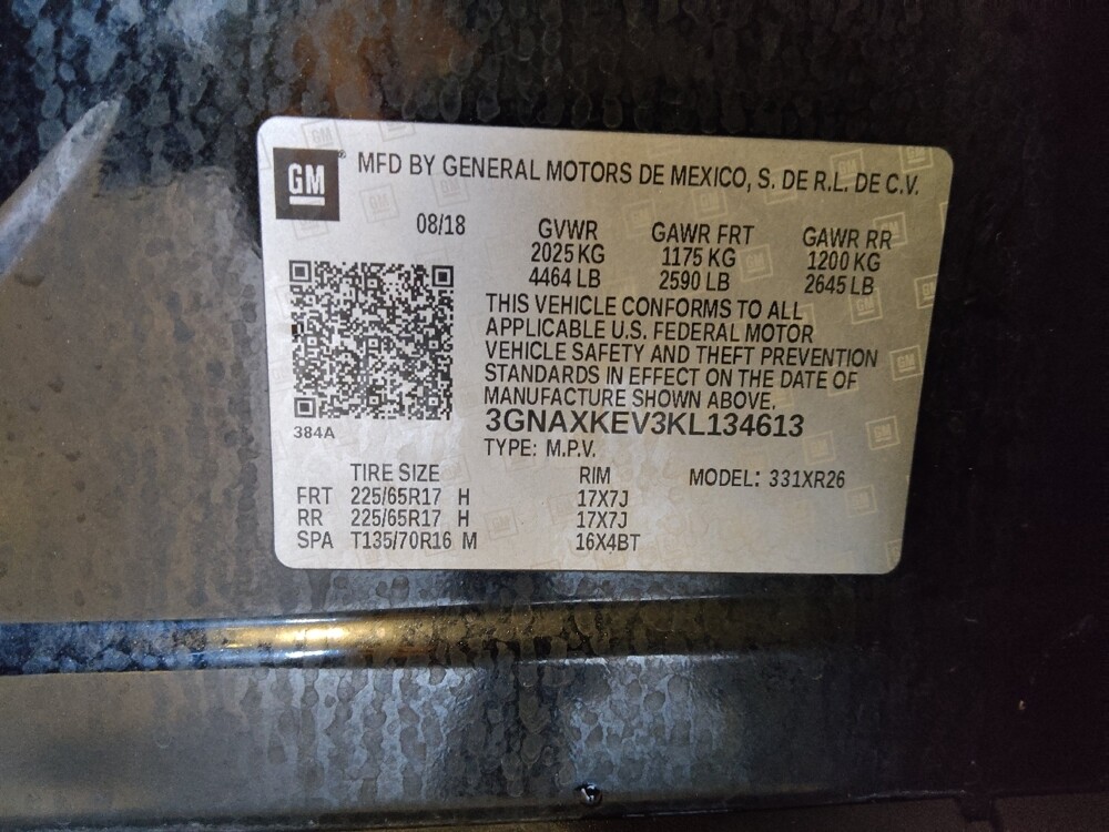 2019 Chevrolet Equinox in Augusta, GA 30907 - 18090871 33