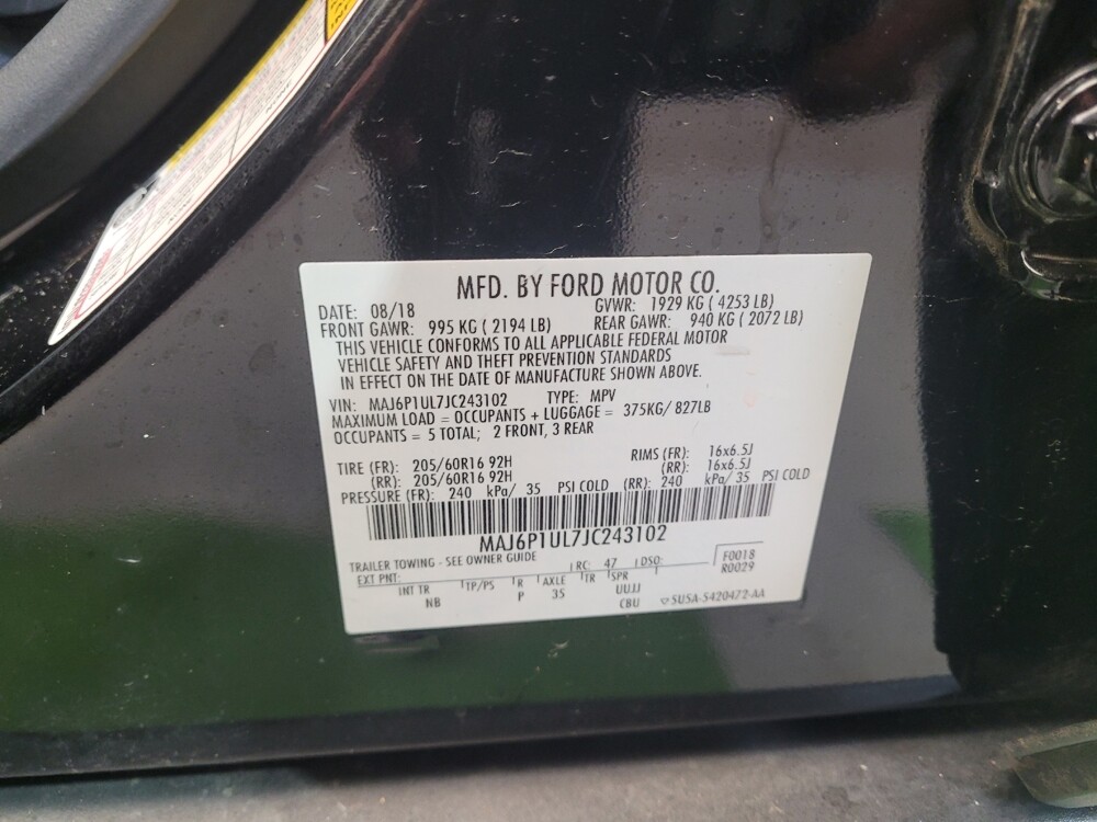 2018 Ford EcoSport in Maple Heights, OH 44137 - 18090892 33