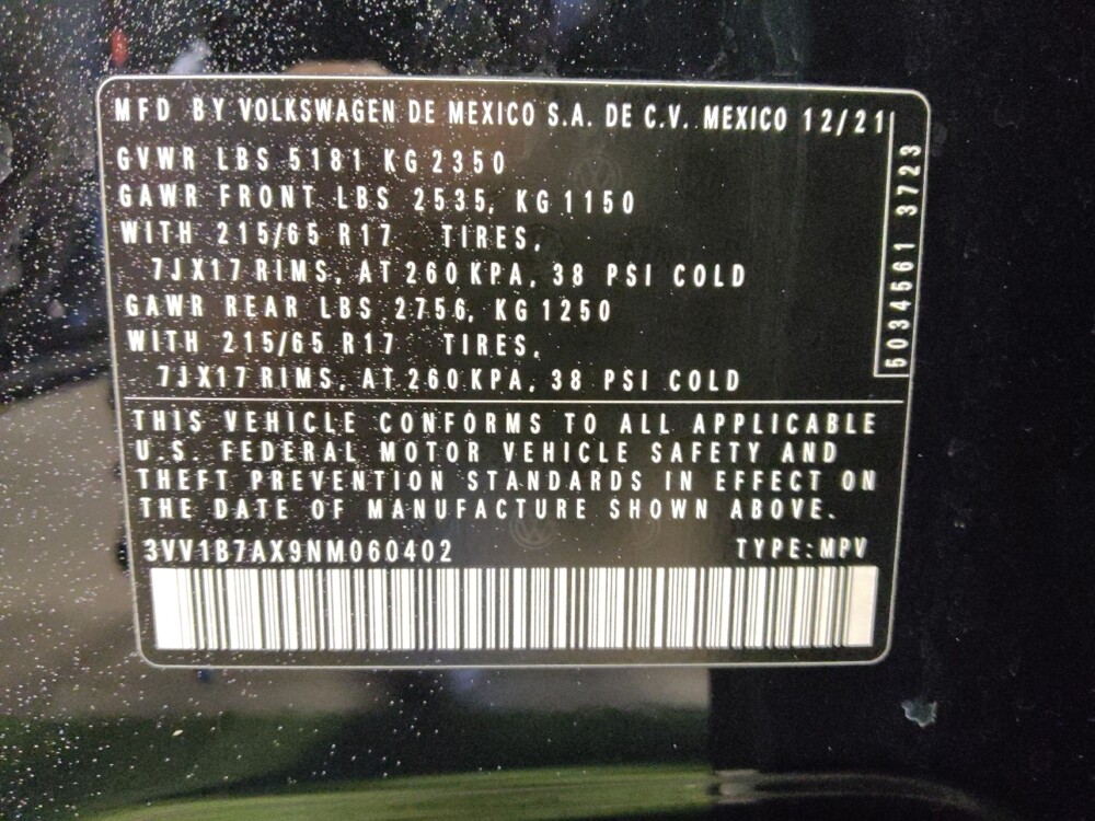 2022 Volkswagen Tiguan in Albuquerque, NM 87123 - 18090941 33