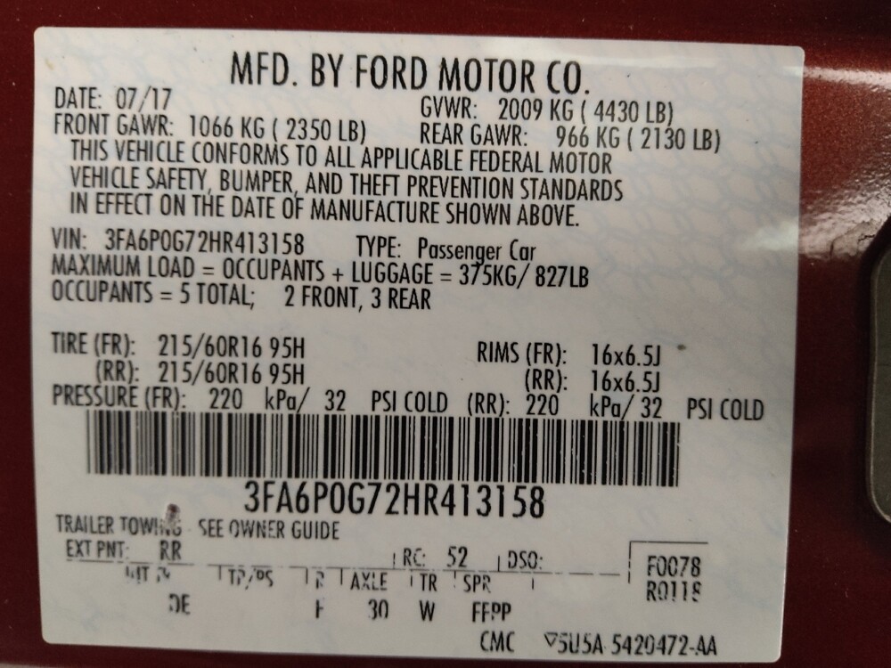 2017 Ford Fusion in Lakewood, CO 80215 - 18090949 33