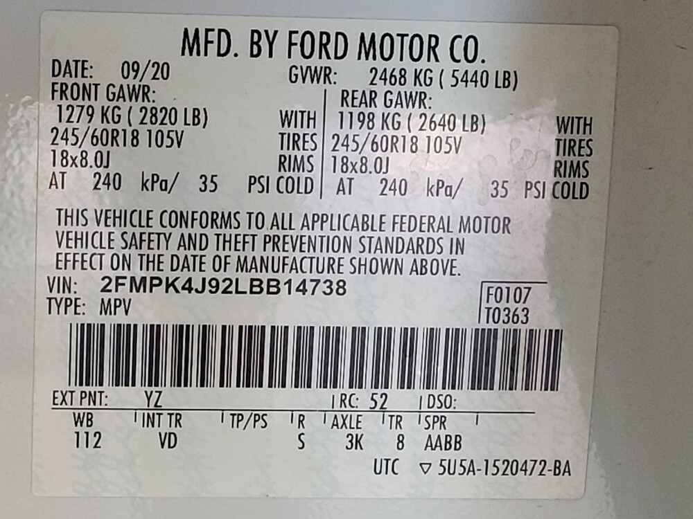 2020 Ford Edge in Augusta, GA 30907 - 18090950 33