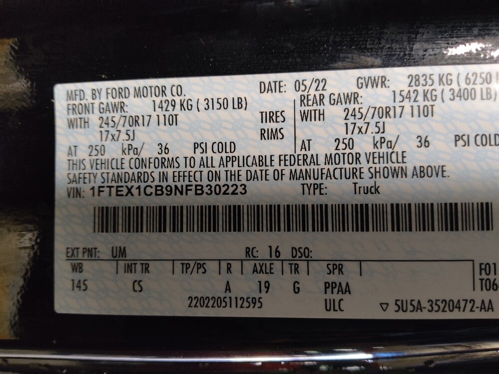 2022 Ford F150 in Birmingham, AL 35215 - 18090954 33