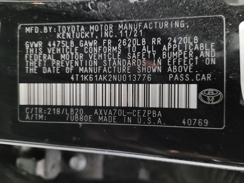 2022 Toyota Camry in Downey, CA 90241 - 18091013 33