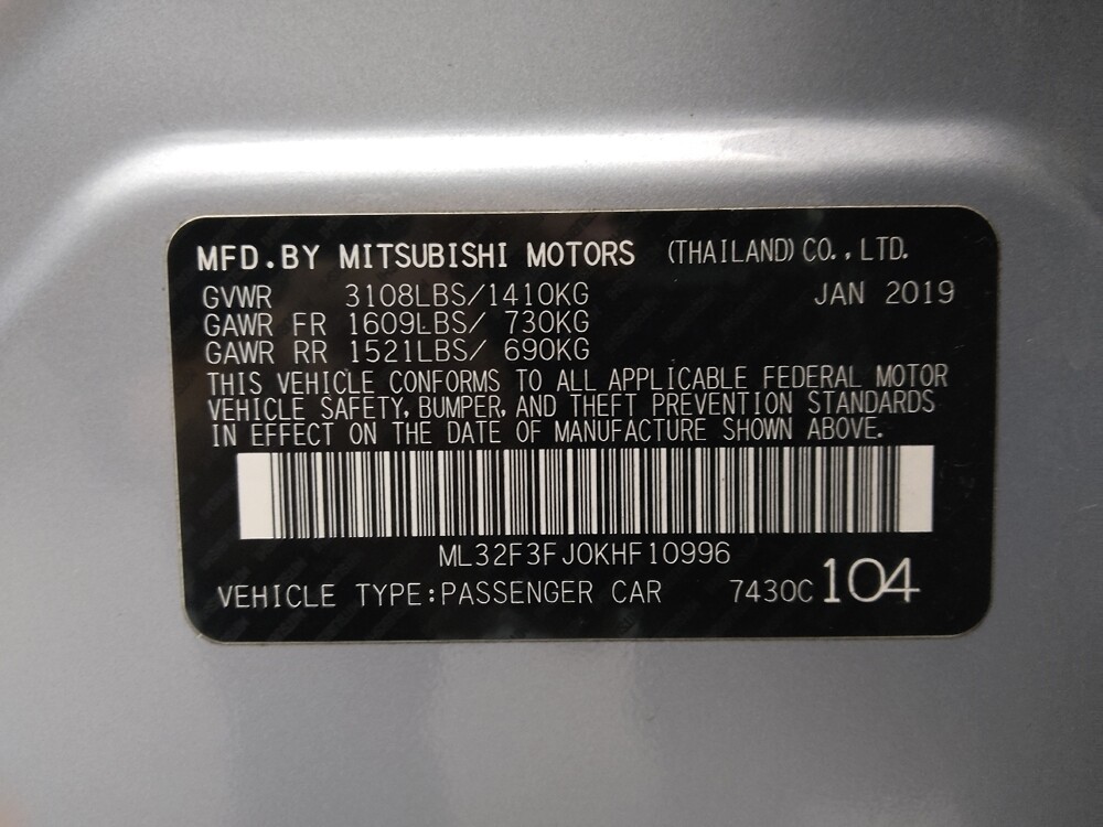 2019 Mitsubishi Mirage G4 in Topeka, KS 66611 - 18091020 33