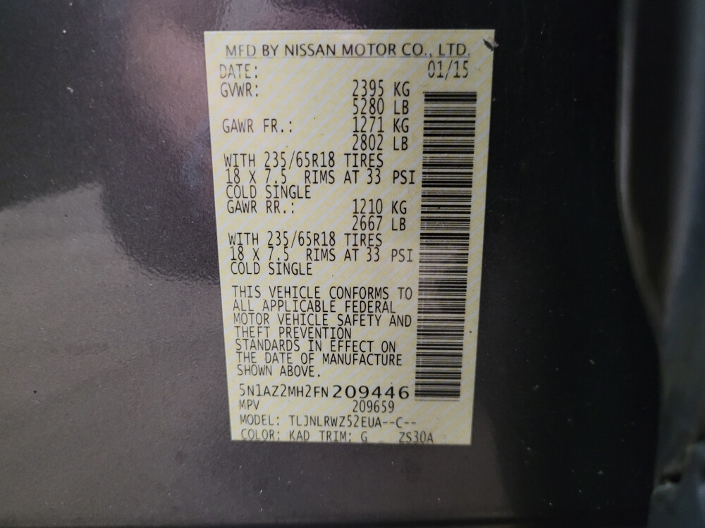 2015 Nissan Murano in Owings Mills, MD 21117 - 18091029 33