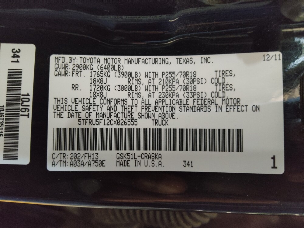 2012 Toyota Tundra in Athens, GA 30606 - 18091045 33