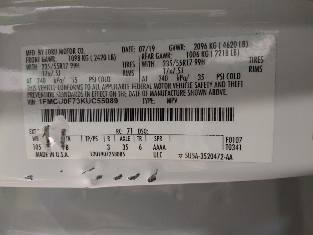 2019 Ford Escape in Mesa, AZ 85210 - 18091056 33