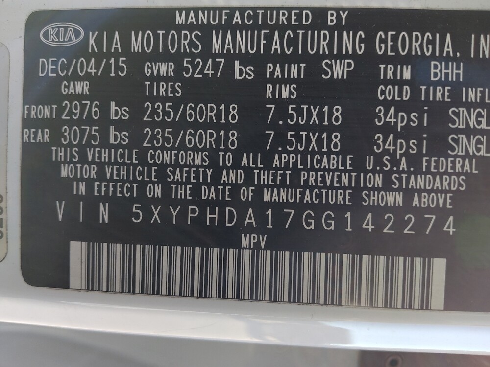 2016 Kia Sorento in Chattanooga, TN 37421 - 18091106 33