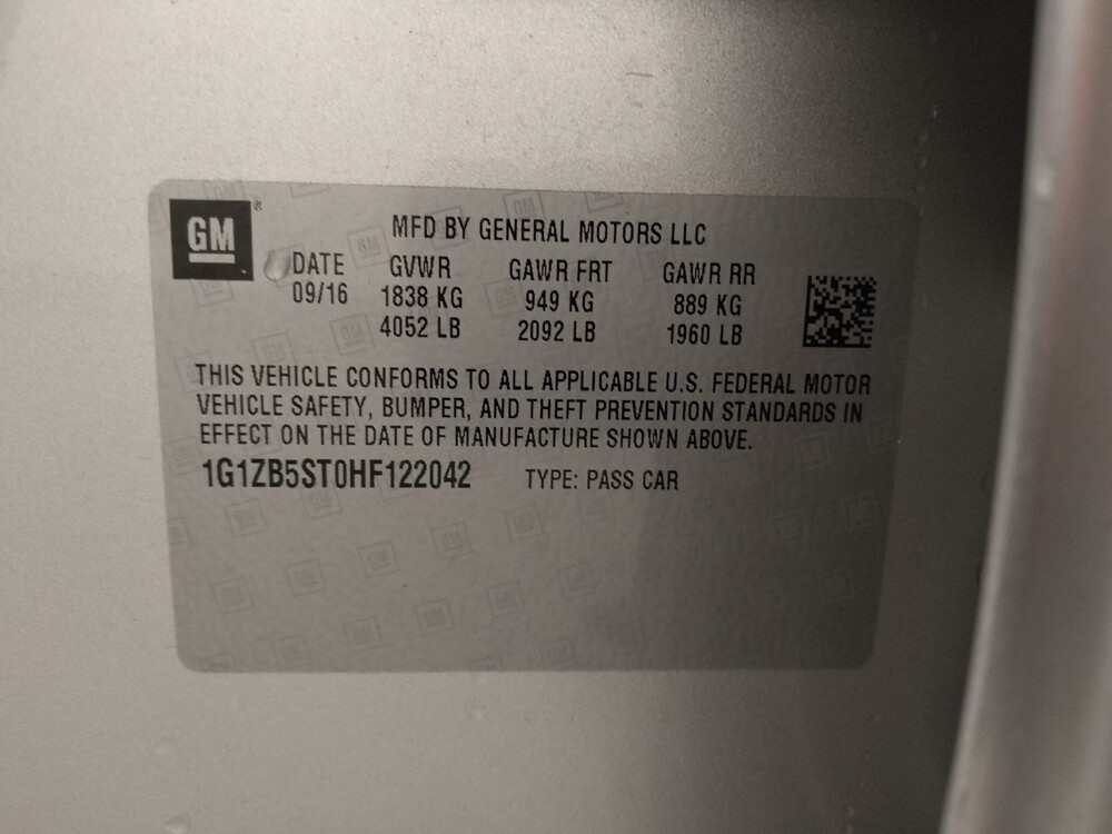 2017 Chevrolet Malibu in Temple, TX 76502 - 18091133 33