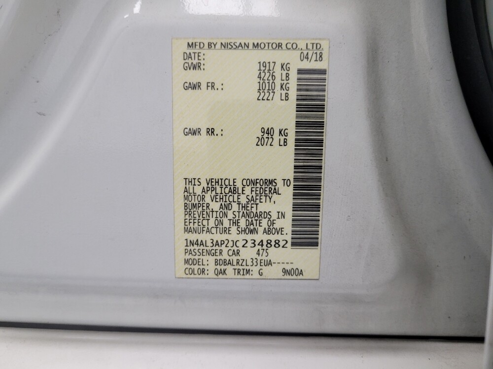 2018 Nissan Altima in Las Vegas, NV 89102 - 18091145 33