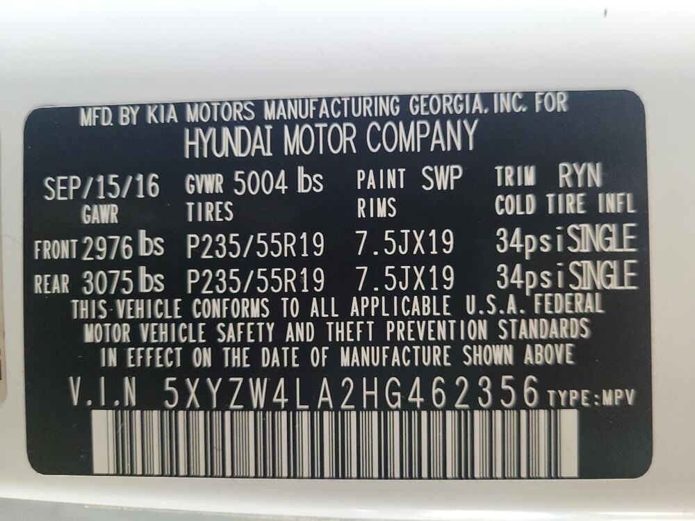 2017 Hyundai Santa Fe in Pensacola, FL 32505 - 18091162 33