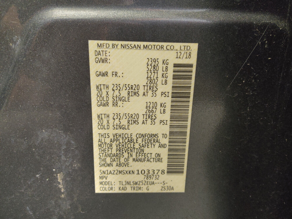 2019 Nissan Murano in Raleigh, NC 27604 - 18091182 33