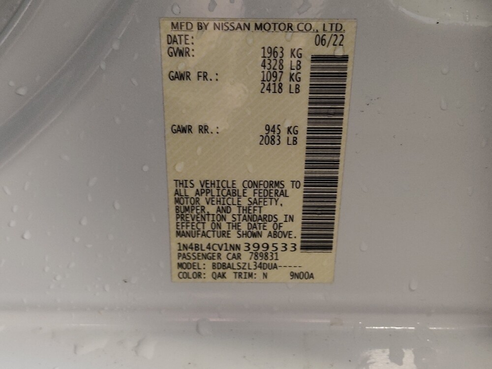 2022 Nissan Altima in Chesapeake, VA 23320 - 18091193 33