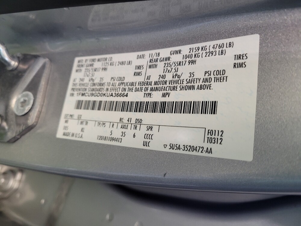 2019 Ford Escape in Cincinnati, OH 45255 - 18091213 33