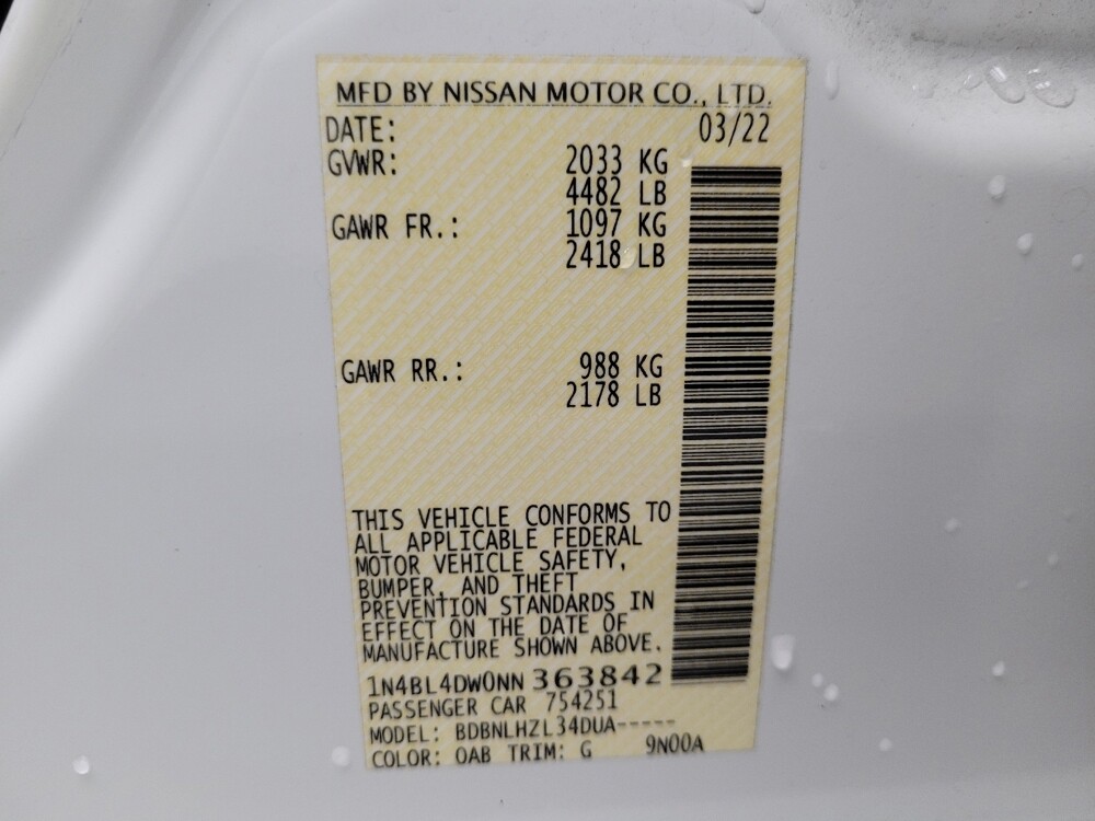 2022 Nissan Altima in Las Vegas, NV 89104 - 18091220 33