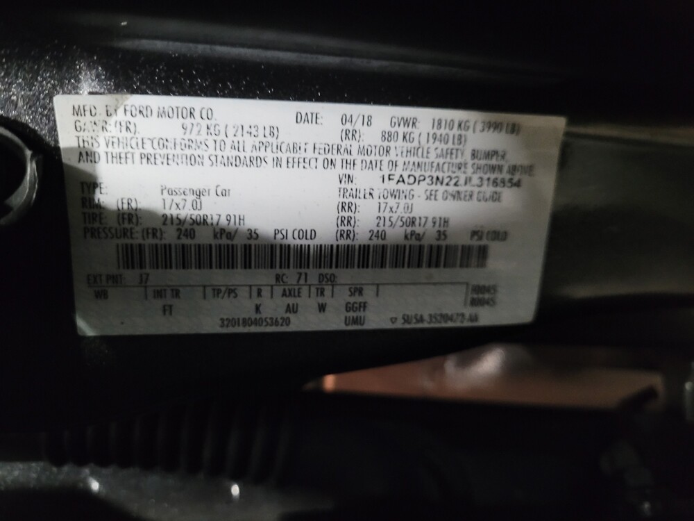 2018 Ford Focus in Glen Burnie, MD 21061 - 18091227 33