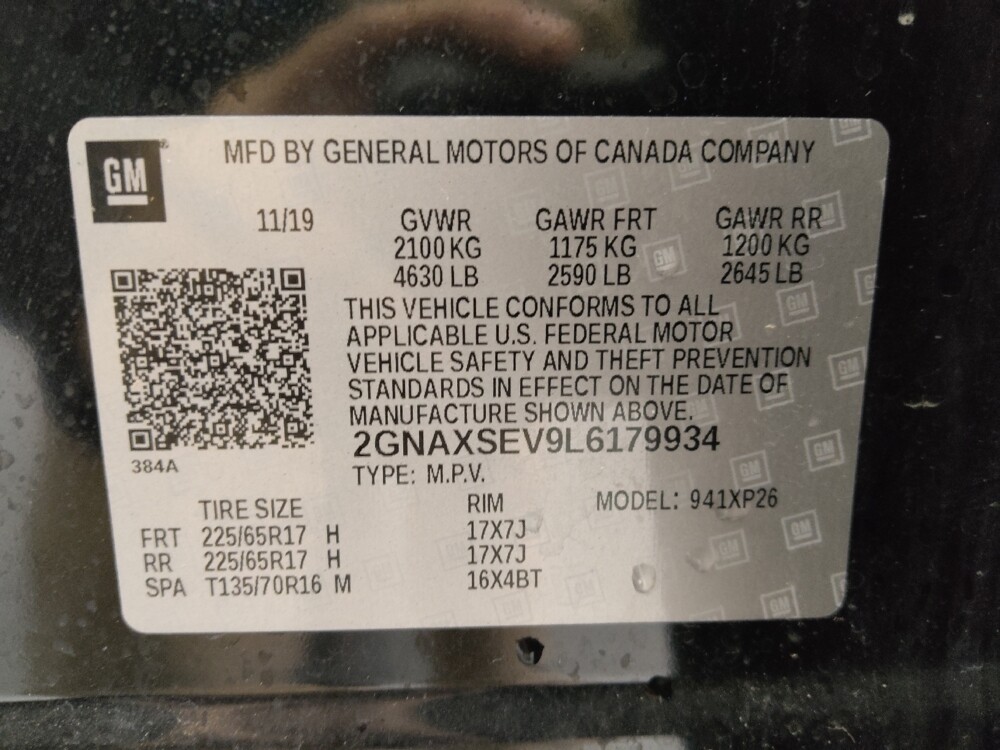 2020 Chevrolet Equinox in St. Louis, MO 63136 - 18091233 33