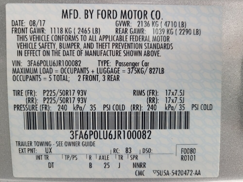 2018 Ford Fusion in Antioch, TN 37013 - 18091256 33