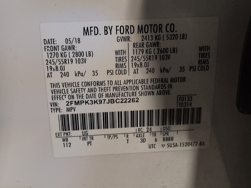 2018 Ford Edge in Ocala, FL 34471 - 18091257 33