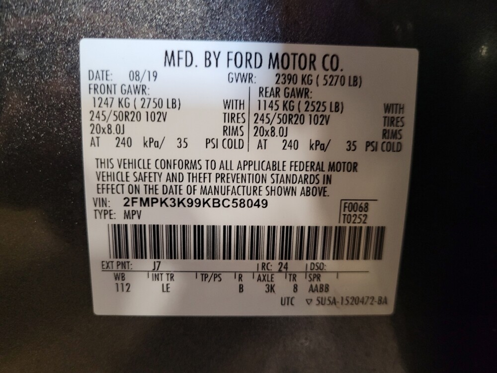 2019 Ford Edge in Lauderdale Lakes, FL 33313 - 18091263 33