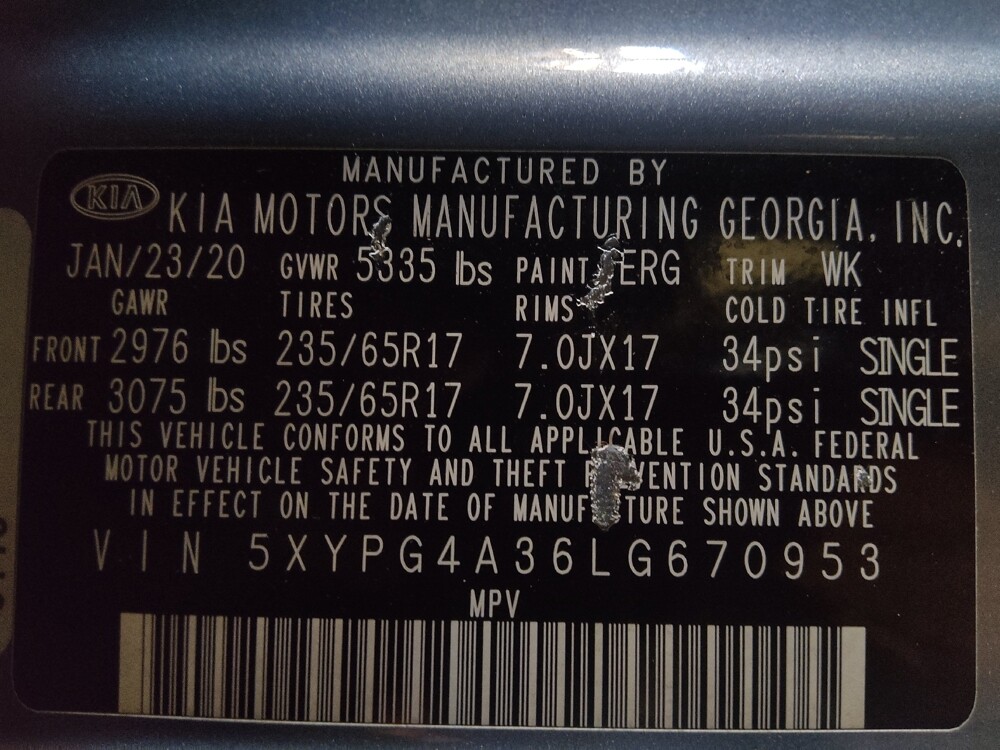 2020 Kia Sorento in Savannah, GA 31419 - 18091265 33