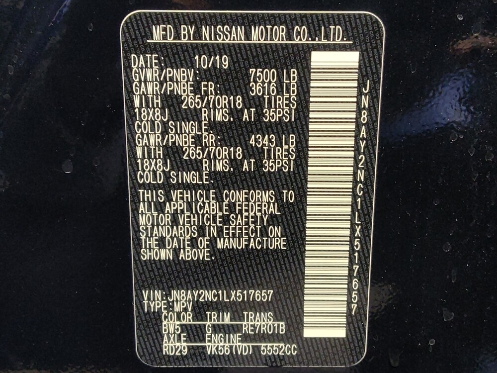 2020 Nissan Armada in Houston, TX 77060 - 18091291 33