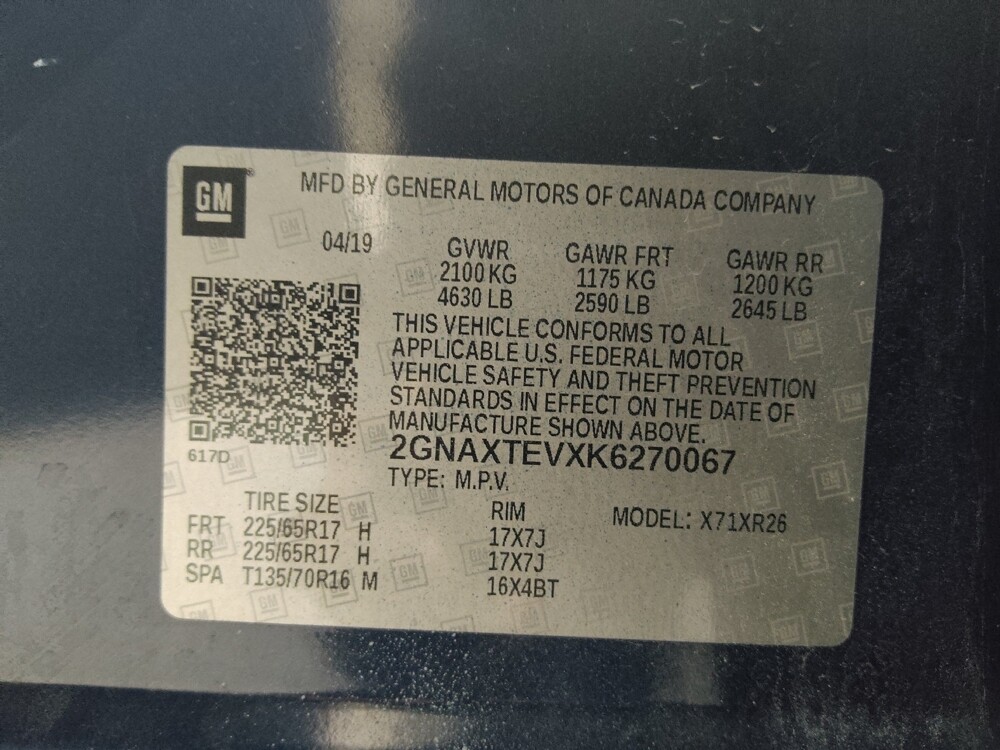 2019 Chevrolet Equinox in Wilmington, NC 28405 - 18091294 33