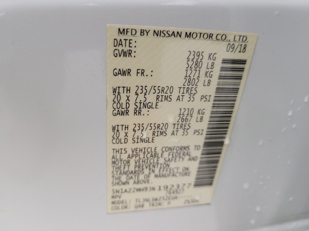 2018 Nissan Murano in Grand Rapids, MI 49508 - 18091300 33