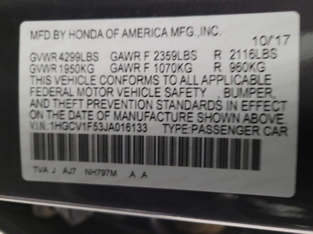 2018 Honda Accord in Riverside, CA 92504 - 18091336 33