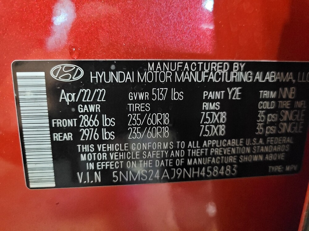 2022 Hyundai Santa Fe in Lauderdale Lakes, FL 33313 - 18091359 33