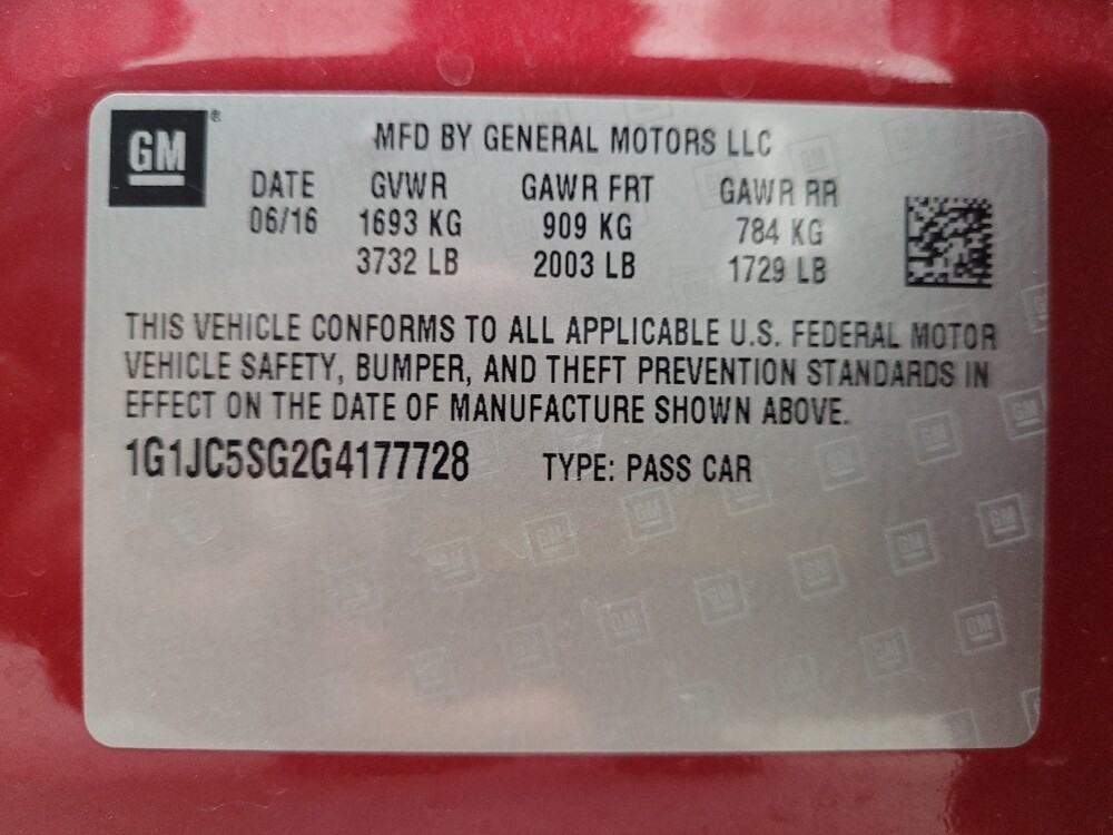 2016 Chevrolet Sonic in Taylor, MI 48180 - 18091375 33