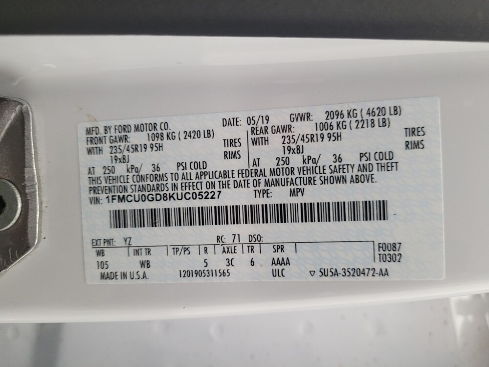 2019 Ford Escape in Riverside, CA 92504 - 18091378 33