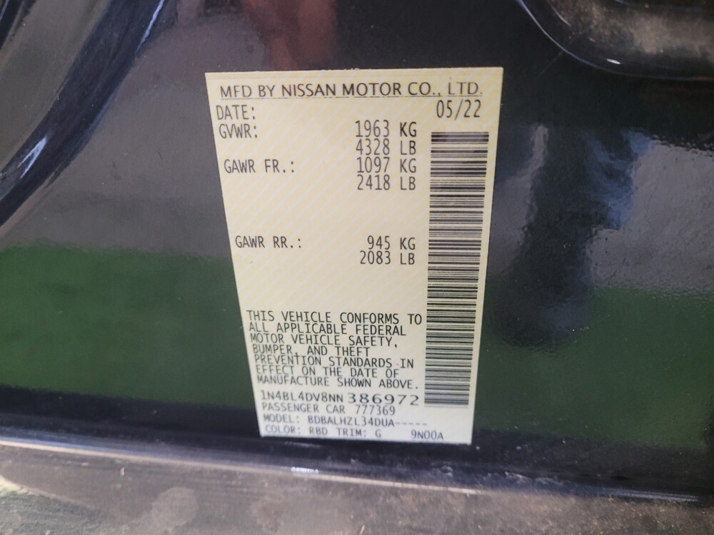 2022 Nissan Altima in Miamisburg, OH 45342 - 18091379 33