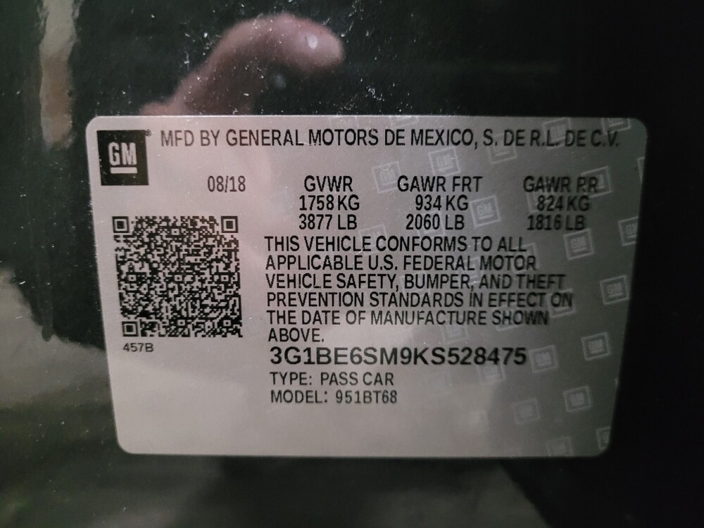 2019 Chevrolet Cruze in Glen Burnie, MD 21061 - 18091386 33