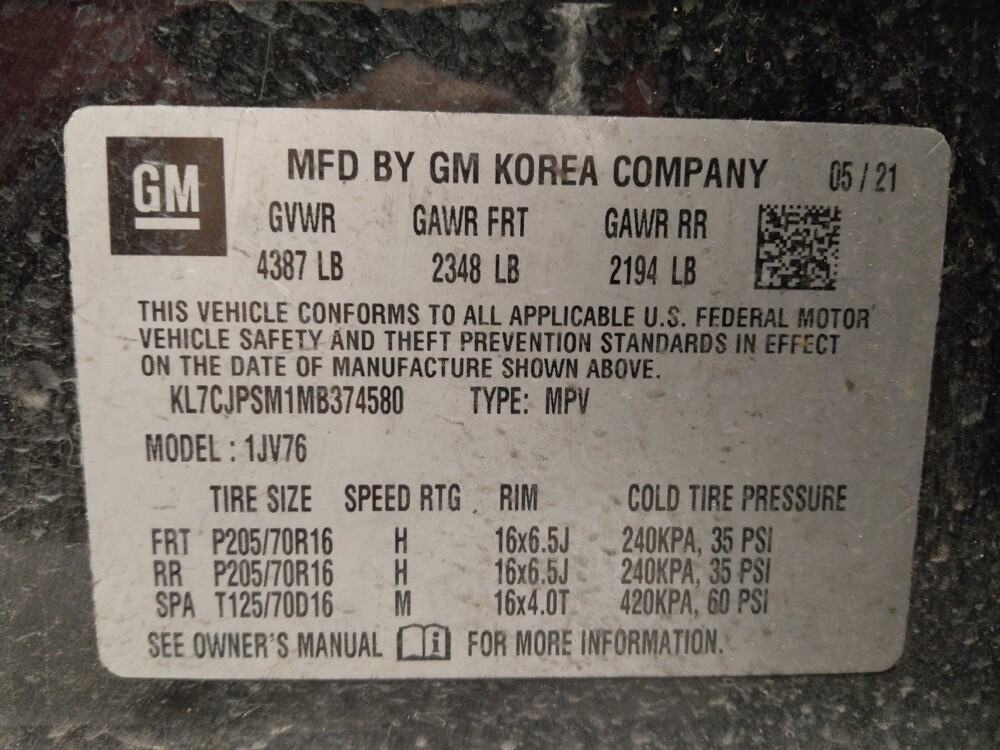 2021 Chevrolet Trax in Lakewood, CO 80215 - 18091396 33